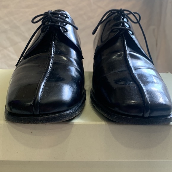 rare - PRADA center seam leather lace ups - Picture 6 of 10